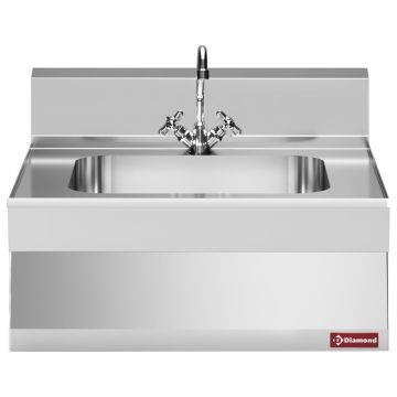 Spülbecken mit Mischbatterie -Top- (700x650x280mm)