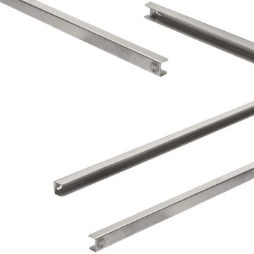 „L“-Gleitschienenpaar (rechts & links) für Pizzatisch WR-PZ15… & WR-PZ20... [GCL/PZ]