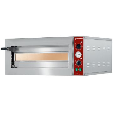 Elektro Pizzaofen Ø 420 mm, Kammer 420x420xh140 mm (700x560x390mm)