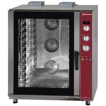 Gas Konvektionsofen 11x EN(GN) mit automatischer Befeuchtung (920x810x1140mm)
