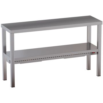 Tischaufsatzbord Chef 2 Böden beheitzt (2000x300x700mm)