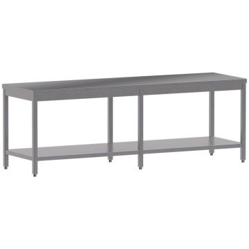 Arbeitstisch mit Unterboden  (2400x700x850mm)