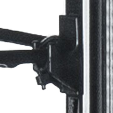Clip für Gitter, 80-Liter-Vitrine, WR-V4F1-WT SCHWARZ [TQG/81N]