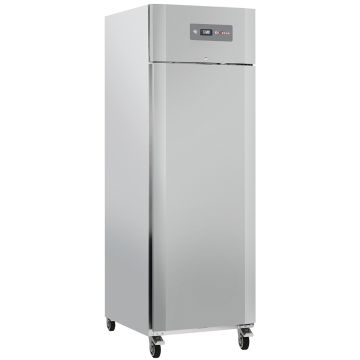 Kühlschrank Umluft 600 Liter 1 Tür GN 2/1, auf Rädern, 2 mit Bremsen