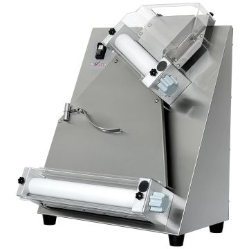 Teigausrollmaschine Ø 400 mm, 2 Rollen , aus Edelstahl (570x540x720mm)