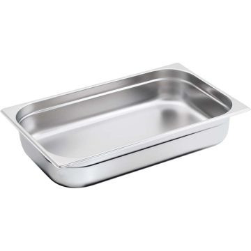 Stalgast Edelstahl Gastronormbehälter Serie BASIC, GN 1/1 (200mm)