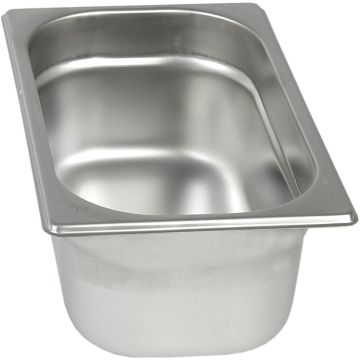 Stalgast Edelstahl Gastronormbehälter Serie BASIC, GN 1/4 (100mm)