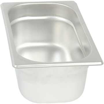 Stalgast Edelstahl Gastronormbehälter Serie BASIC, GN 1/4 (200 mm)
