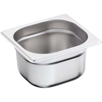Stalgast Edelstahl Gastronormbehälter Serie BASIC, GN 1/6 (200mm)