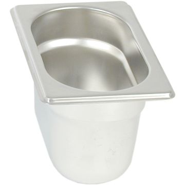 Stalgast Edelstahl Gastronormbehälter Serie STANDARD, GN 1/9 (100mm)