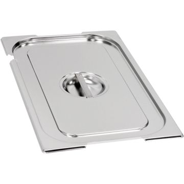 Stalgast GN-Deckel, Serie Basic, GN 1/2 mit Aussparung für Fallgriffe