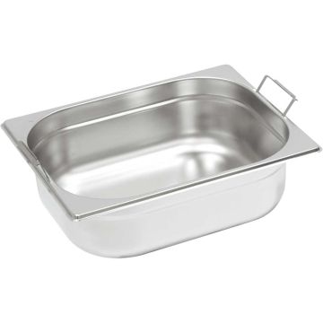Gastronormbehälter GN 1/2 (200 mm) mit Fallgriffen,  Serie Basic von Stalgast