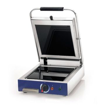 Kontaktgrill mit Glaskeramik-Platten, 250x250 mm
