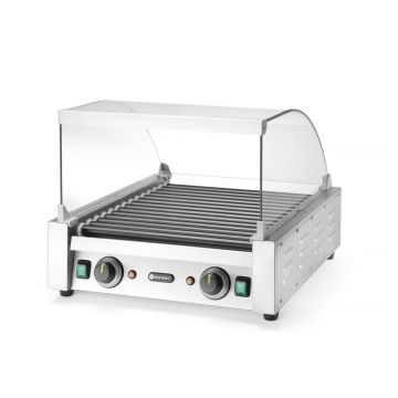 Glasabdeckung für Rollengrill, HENDI, Für Rollengrill - 14 Rollen (268735), 470x591x(H)250mm
