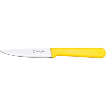 Stalgast Schälmesser, HACCP, Griff gelb, Edelstahlklinge 9 cm