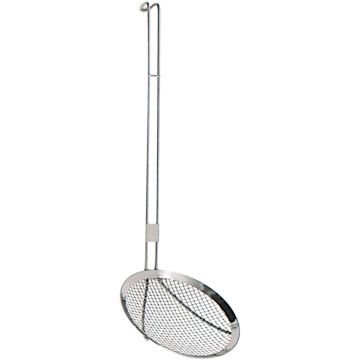 Edelstahl Netzschaumlöffel, Ø 20 cm, Stiellänge 45 cm