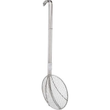 Stalgast Back-/Frittierlöffel aus Chromstahl, Ø 20 cm, Länge 52 cm