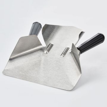 Edelstahl Pommesschaufel, Länge 23 cm