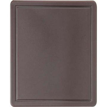 Schneidbrett, HACCP, Farbe braun, GN1/2, Stärke 12 mm