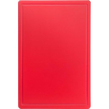 Schneidbrett, HACCP, Farbe rot, 600 x 400 x 18 mm (BxTxH)