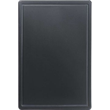 Schneidbrett, Farbe schwarz, 600 x 400 x 18 mm (BxTxH)