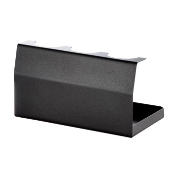 Hot-Dog Ständer schwarz, für drei Hot-Dogs, 217x110x118 mm (BxTxH)