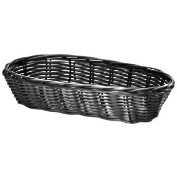 Buffetkorb, Polypropylen, schwarz, 230x90x50 mm (BxTxH)