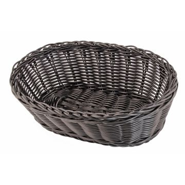 Stalgast Brotkorb oval, schwarz, 225x180 mm (BxT)