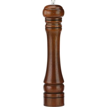 Salz- und Pfeffermühle, Holz, dunkelbraun, Keramikmahlwerk, H. 263 mm
