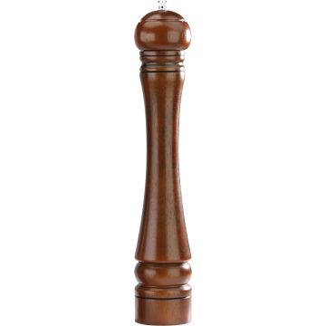 Salz- und Pfeffermühle, Holz, dunkelbraun, Edelstahlmahlwerk, H. 365 mm