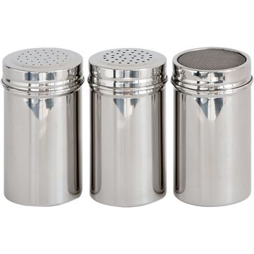 Stalgast Edelstahl Gewürzstreuer fein, 0,4 Liter, Ø 70 mm, Höhe 130 mm