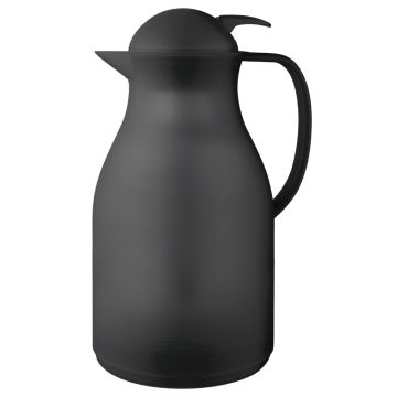 Isolierkanne, Drehverschluss mit Drucktaste, schwarz, 1,5 Liter