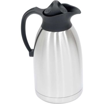 Stalgast Edelstahl Isolierkanne, 2 Liter, mit Schraubdeckel