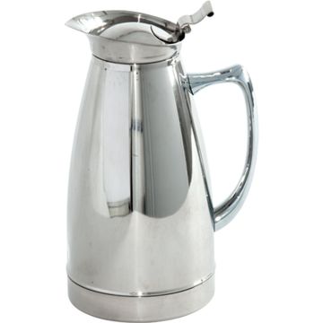 Stalgast Edelstahl Isolierkanne, Edelstahl, 1 Liter, mit Klappdeckel