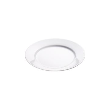 Flacher Teller, reinweißes Hotelporzellan, Serie Isabell, Stalgast, Ø 180 mm