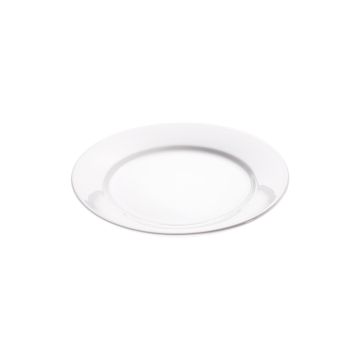 Flache Teller, reinweißes Hotelporzellan, Serie Isabell, Stalgast, Ø 200 mm