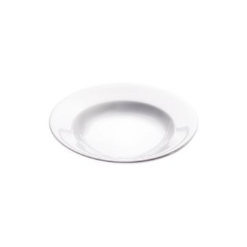 Tiefer Teller, reinweißes Hotelporzellan, Serie Isabell, Stalgast, Ø 200 mm
