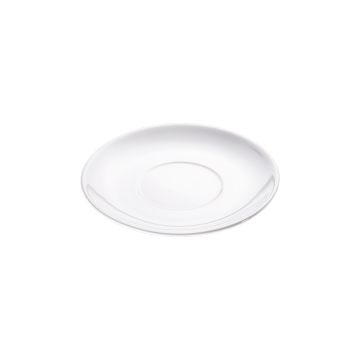 Suppen-Untertasse, reinweißes Hotelporzellan, Serie Isabell, Stalgast, Ø 140 mm