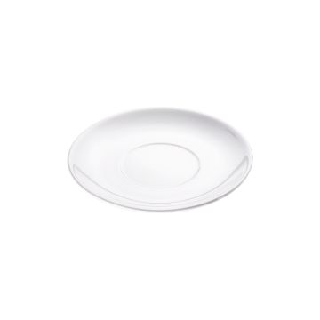 Suppen-Untertasse, reinweißes Hotelporzellan, Serie Isabell, Stalgast, Ø 140 mm