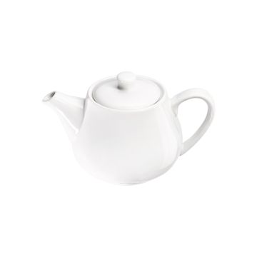 Kleines Kännchen, reinweißes Hotelporzellan, Serie Isabell, Stalgast, 0,4 Liter
