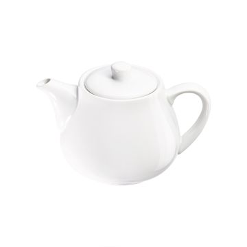 Kännchen, reinweißes Hotelporzellan, Serie Isabell, Stalgast, 0,64 Liter
