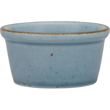 Dipschale, Serie Ameryka, türkis, braun gesprenkelt, Ø 80 mm, 12 Stück