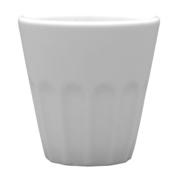 Espressobecher, Porzellan, weiß, Serie Kaszub/Hel, Lubiana, 0,1 Liter