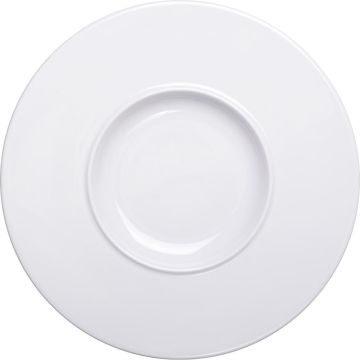 Pasta-/Dessertteller, flach, Serie Muza, weiß, Ø 300 mm, 6 Stück