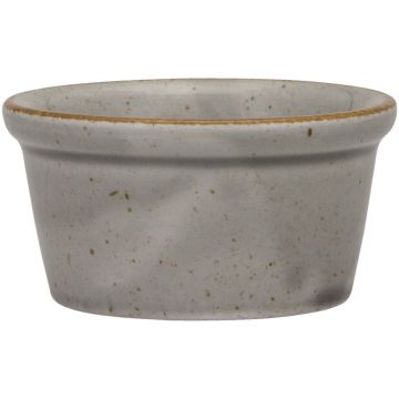 Dipschale, Serie Ameryka, grau, braun gesprenkelt, Ø 80 mm, 12 Stück