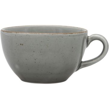 Obertasse, Serie Aida, grau, braun gesprenkelt, 280 ml, 12 Stück