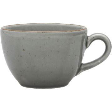 Obertasse, Serie Aida, grau, braun gesprenkelt, 180 ml, 12 Stück