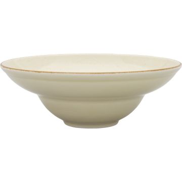 Pastateller, Serie Kaszub, cremefarben, braun gesprenkelt, Ø 260 mm, 6 Stück