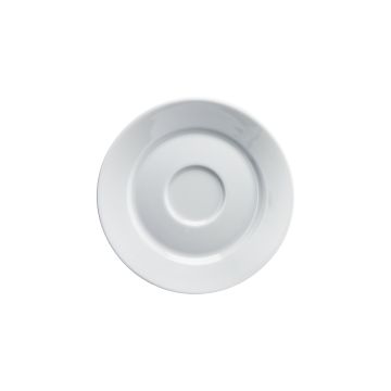 Untertasse aus Porzellan, weiß, Serie Versailles, Lubiana, D. 160 mm