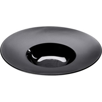 Porzellan Suppenteller aus der Serie Gourmet Kontrast, schwarz, Ø 230 mm